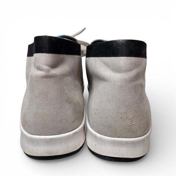 Native Apollo Chukka Hydro Boots Men Grey Suede Lightweight Chevron Tread 12
